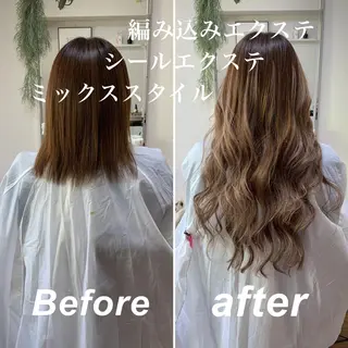 ロング eye エクステ専門店Rのヘアスタイル