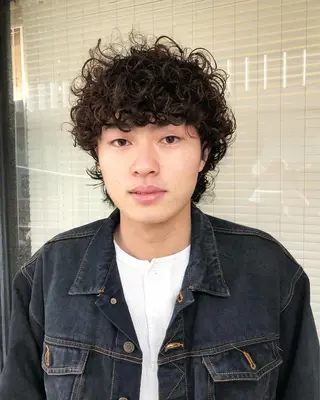 パーマ ヘアアレンジ メンズ メンズ特化✂️栗原 侑也のヘアスタイル