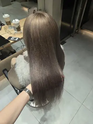 ロング カラー あかり/ 艶カラー/メンズのヘアスタイル