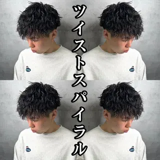 パーマ メンズ Lit.富士 久保田風太のヘアスタイル