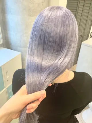 ロング ♡似合わせハイトーン ♡maiのヘアスタイル