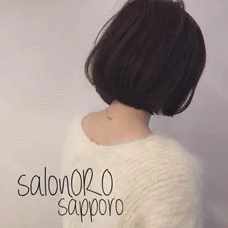 ミディアム カラー 池田 真由美のヘアスタイル