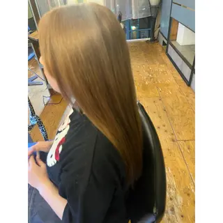 セミロング カラー Lagom なかだのヘアスタイル