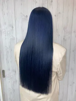 ロング ゆぴ☾‪/推しカラー /ハイトーンのヘアスタイル