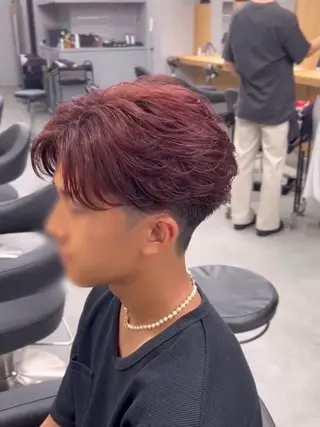 カラー メンズ 石井 昇陽のヘアスタイル