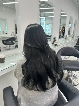 カラー 韓国風大人キレイめ ヘア/HIMENAのヘアスタイル