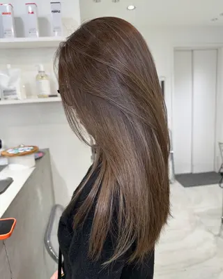 ロング カラー soa.北堀江 のりのヘアスタイル