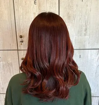 セミロング カラー 柔らかいcolor ￤韓国￤🩰マユ🩰のヘアスタイル