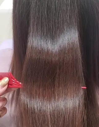 カラー アイブロウ ロング 髪質改善/白髪ぼかし SHIONのヘアスタイル