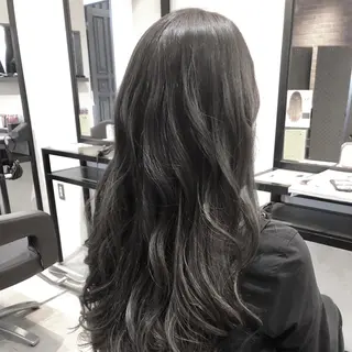 ロング カラー 笠谷 正之のヘアスタイル