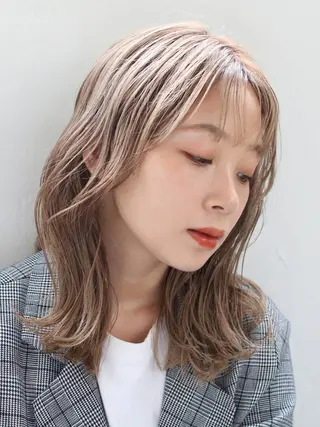 セミロング 渡辺 広宣のヘアスタイル