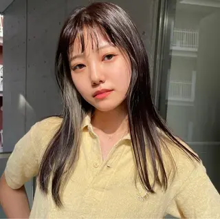 カラー 透明感カラー/パーマ オレンジmiyo⭐️のヘアスタイル