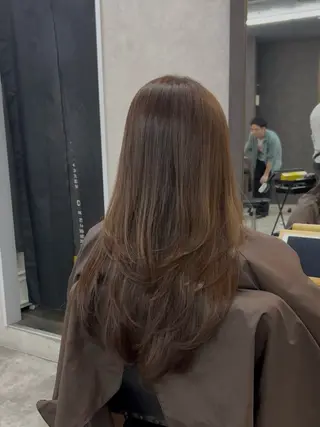 ロング カラー いなみね はるきのヘアスタイル