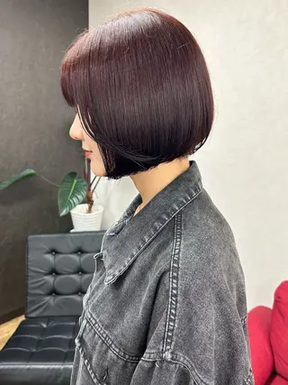 ショート レイヤー/インナー カラー🦋ルイのヘアスタイル