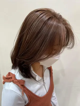 ミディアム 🌱艶髪カラー🌱 Karinのヘアスタイル