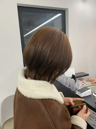 ショート カラー 江坂トレンド韓国風 髪質改善shinoのヘアスタイル