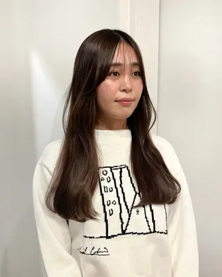 ロング 川上 莉歩のヘアスタイル
