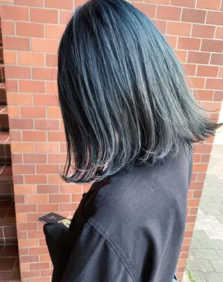 ミディアム 丹羽大喜 縮毛矯正/美髪矯正のヘアスタイル