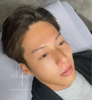 メンズ アイブロウ eclipse eyelashのマツエク・マツパデザイン