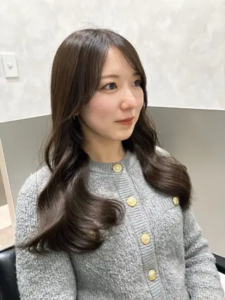 ロング カラー 💖ブリーチなし透明 感💖ASAHIのヘアスタイル