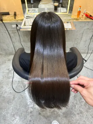 ロング うる艶縮毛カラー✨ たいよう☀️のヘアスタイル