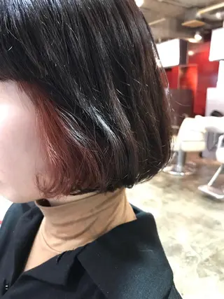 ショート カラー サロンドミルク 原宿のヘアスタイル