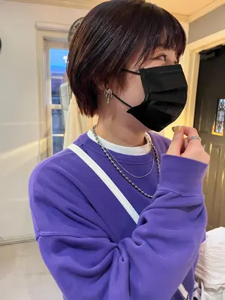 ショート カラー eri kinjoのヘアスタイル