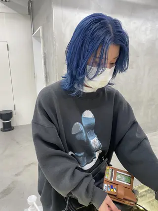 セミロング カラー レイヤーカット 🪩yurikaのヘアスタイル