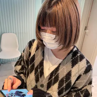 セミロング カラー 透明感・トレンドヘア 🫧齋藤拓未🫧のヘアスタイル