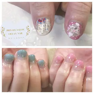 ショート ネイル プライベートサロン oceannailのネイルデザイン