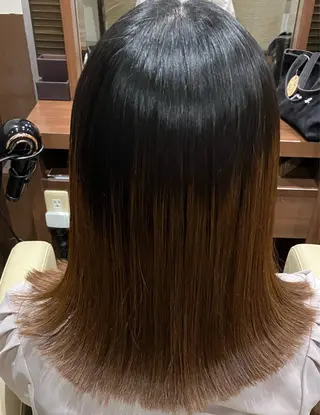 ミディアム 平川 かなこのヘアスタイル