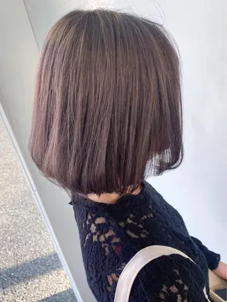 ミディアム カラー 山中 亮司のヘアスタイル