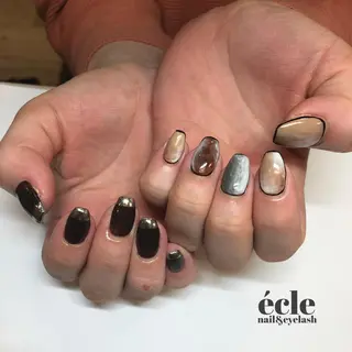 ネイル écle nail&eyeのネイルデザイン