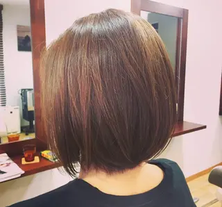 ミディアム 菊池 邦之のヘアスタイル