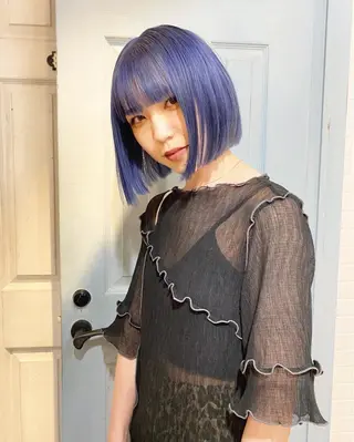 ミディアム MIYU💋💖 〈XENA渋谷本店〉のヘアスタイル