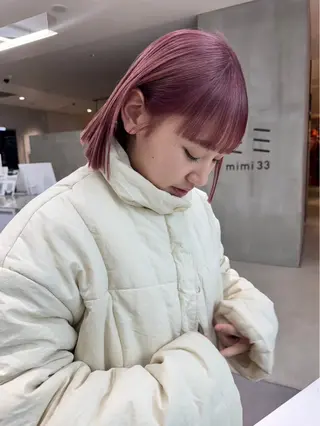 ショート カット×ブリーチカ ラー‪/yuNa🩶のヘアスタイル