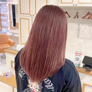 セミロング カラー 🌸小島友梨香🌸 ブリーチカラーのヘアスタイル