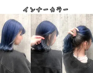 ミディアム カラー ⭐️DAIKI⭐️ ハイトーン/髪質改善のヘアスタイル
