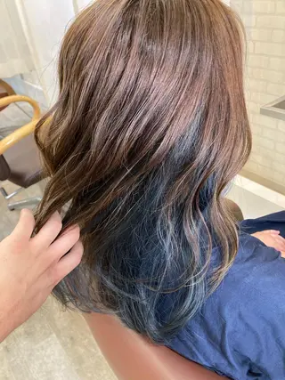 ロング 北田 瑠人のヘアスタイル