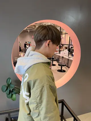 カラー メンズ 石塚 健汰のヘアスタイル