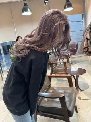 ロング カラー 💜ハイトーン💛 マジカルかいちゃんのヘアスタイル