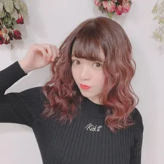 セミロング カラー Royd's 【府内店】のヘアスタイル