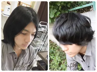 ショート パーマ メンズ お気軽にどうぞ ✩☪︎⋆｡IZUMIのヘアスタイル
