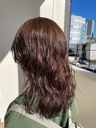 セミロング カラー 🎀レイヤー/パーマ カラー/ai🎀のヘアスタイル