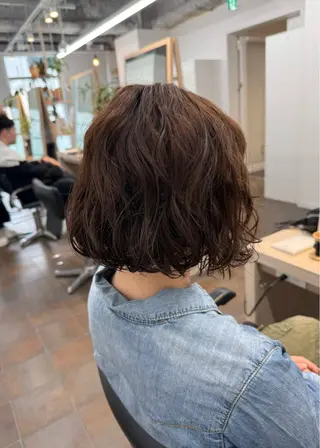 ミディアム miwa/ボブパーマ /モードボブのヘアスタイル