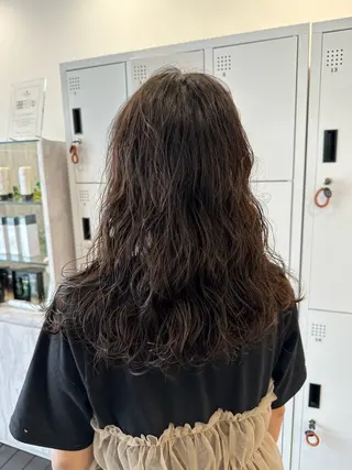 ロング パーマ GRANDEUR 堀内のヘアスタイル