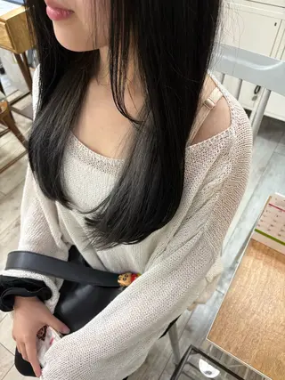 ロング カラー なぎは/似合わせ・ ナチュラルカラーのヘアスタイル