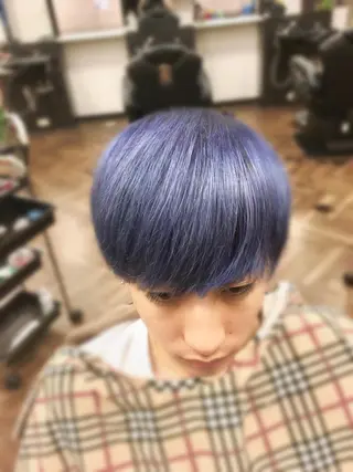 ミディアム カラー メンズ 前田賢生 ご新規様はNGのヘアスタイル