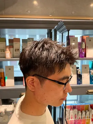 メンズ メンズカット パーマ飯野友喜のヘアスタイル