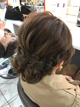 ヘアアレンジ 福永 里奈のヘアスタイル